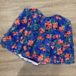 CAROLINE CONSTAS Coco Sweetheart-Neck Trapeze Blouse